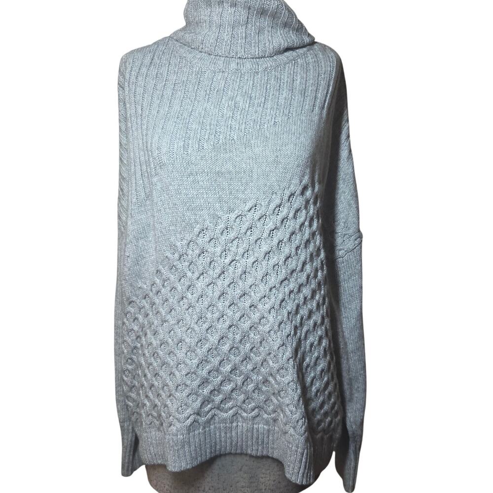 Nine West Gray Turtleneck Sweater Size XXL